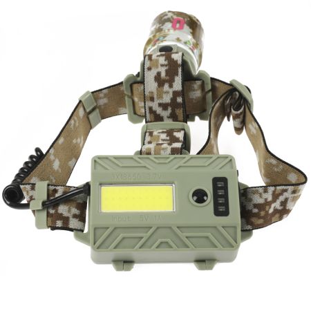 Фонарь налобный, светодиодный, арт. 8117M-TG